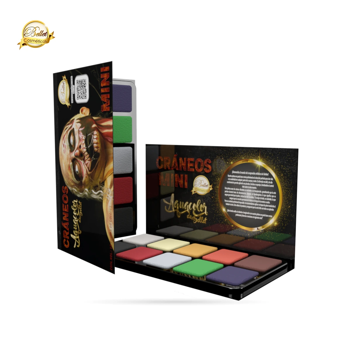 Paleta Aquacolor Cráneo Mini